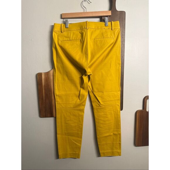 J.Crew Winnie pant yellow size 8 - Picture 2 of 4